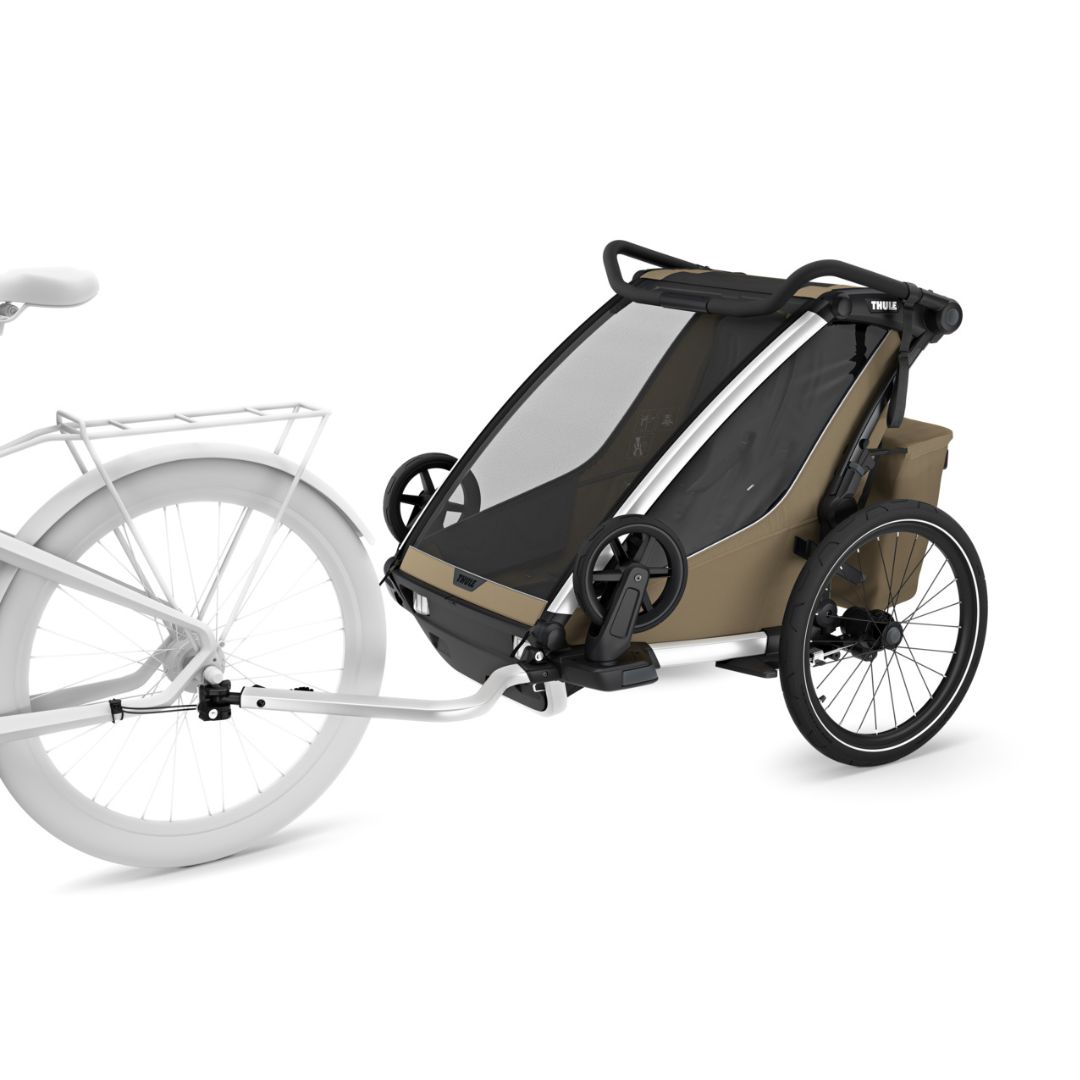 Thule Chariot Cross 2 Khaki kaksoispolkupyöräperävaunu