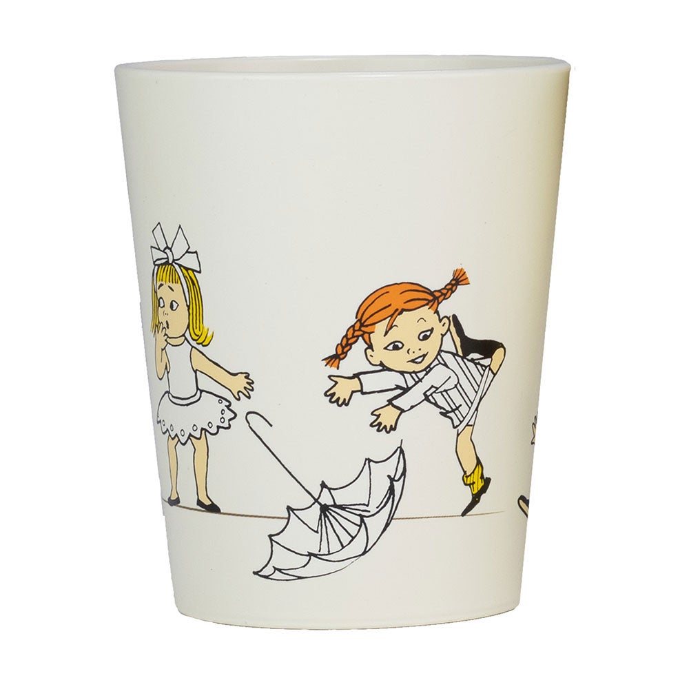 Rätt Start Pippi Cirkus Tumbler muki beige