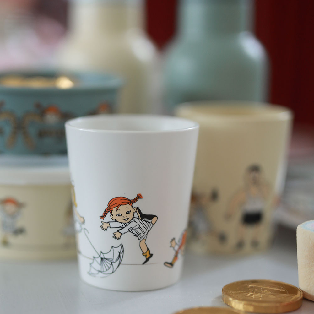 Rätt Start Pippi Cirkus Tumbler muki keltainen