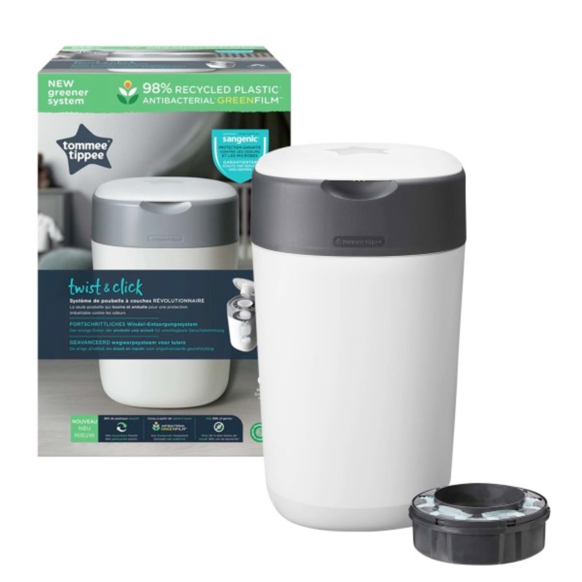 Tommee Tippee vaippasanko Sangenic Twist & Click Valkoinen
