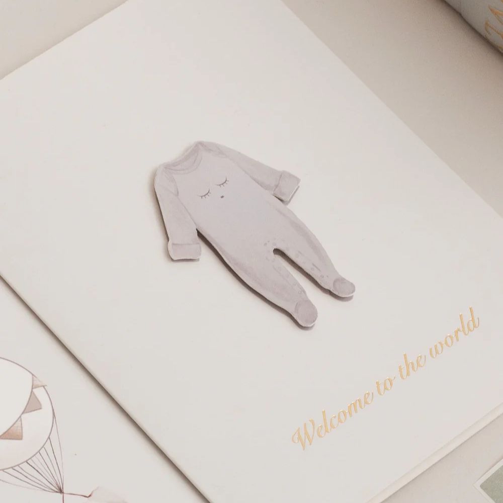 Livly Welcome To The World Onnittelukortti Valkoinen