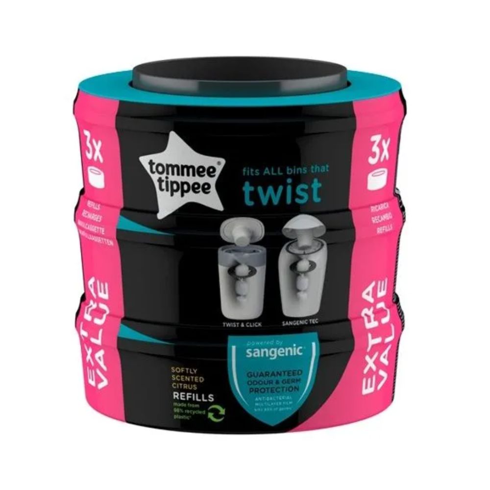 Tommee Tippee -täydennykset Sangenic Twist Click Refill 3-pack 3-pack