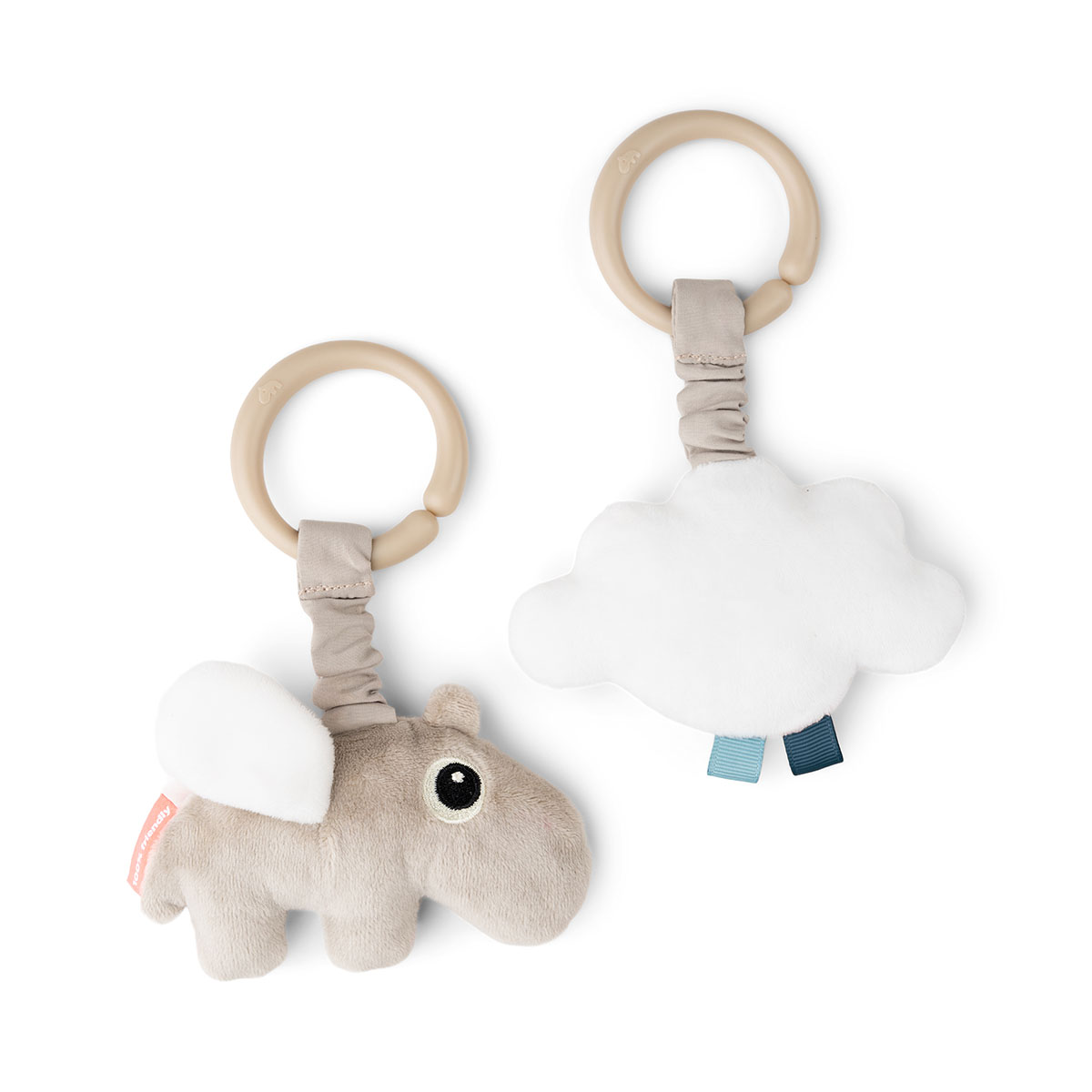 Done by Deer -aktiviteettilelu 2-pack Happy clouds Sand (Iloiset pilvet)