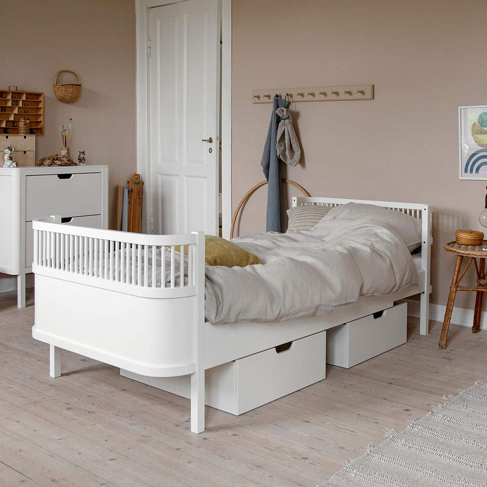 Sebra Junior & Grow pinnasänky valkoinen
