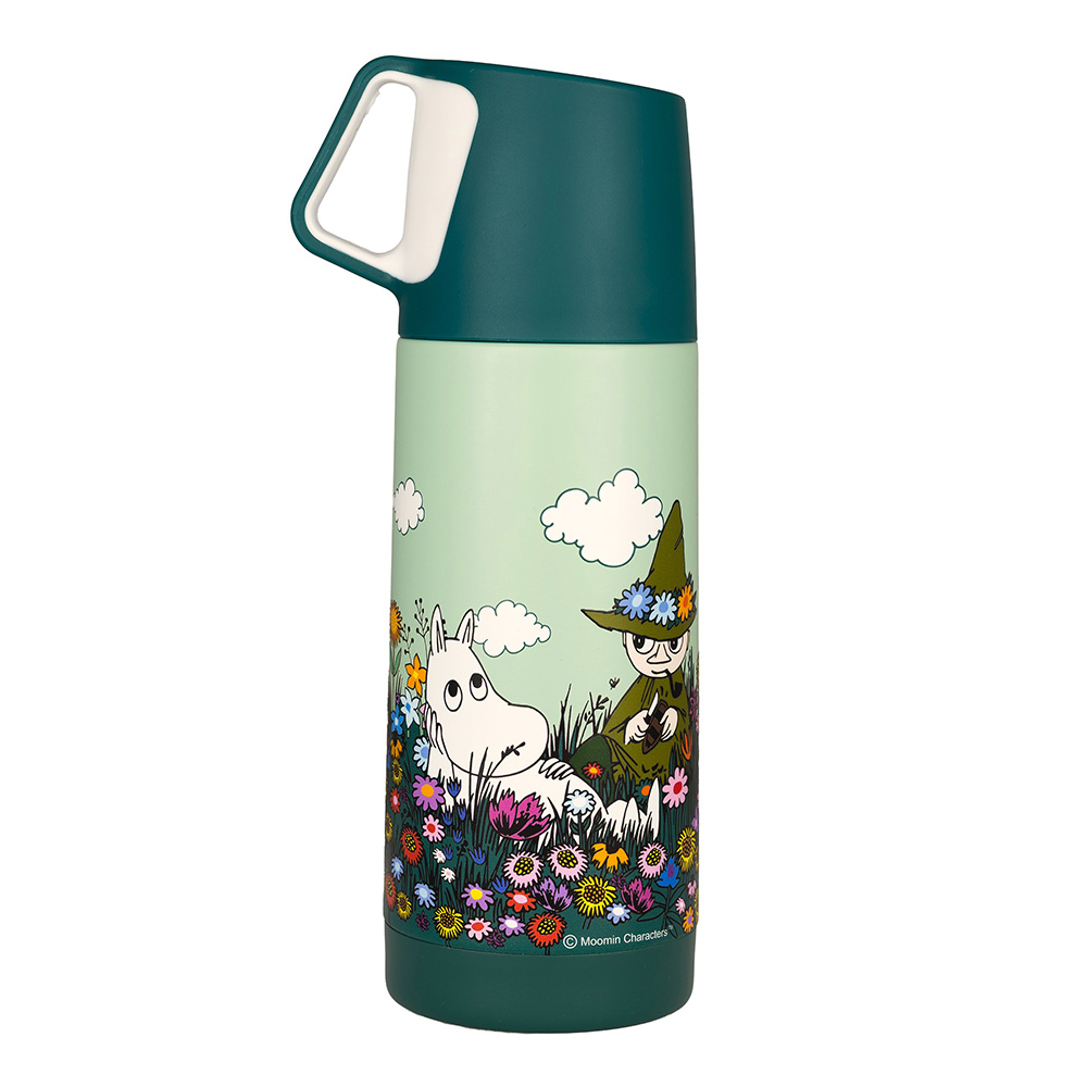 Rätt Start Mumin Äng termospullo 350 ml vihreä