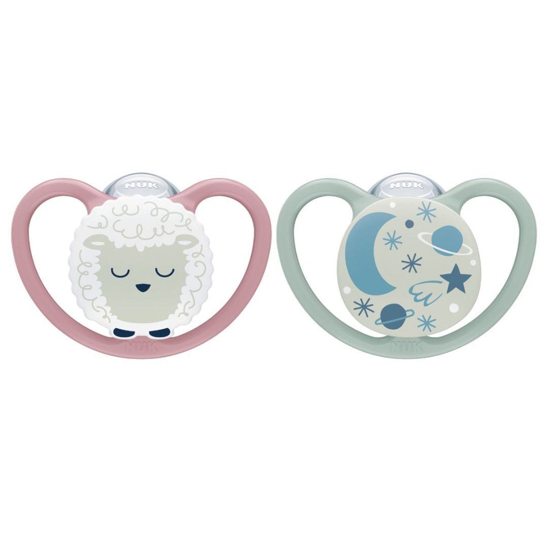 NUK-nukke 0-6m Space Night & Day Sheep