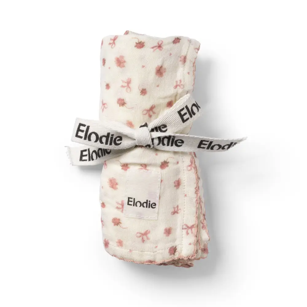 Elodie bambuinen musliinipeitto Petit River Rose, yksi koko