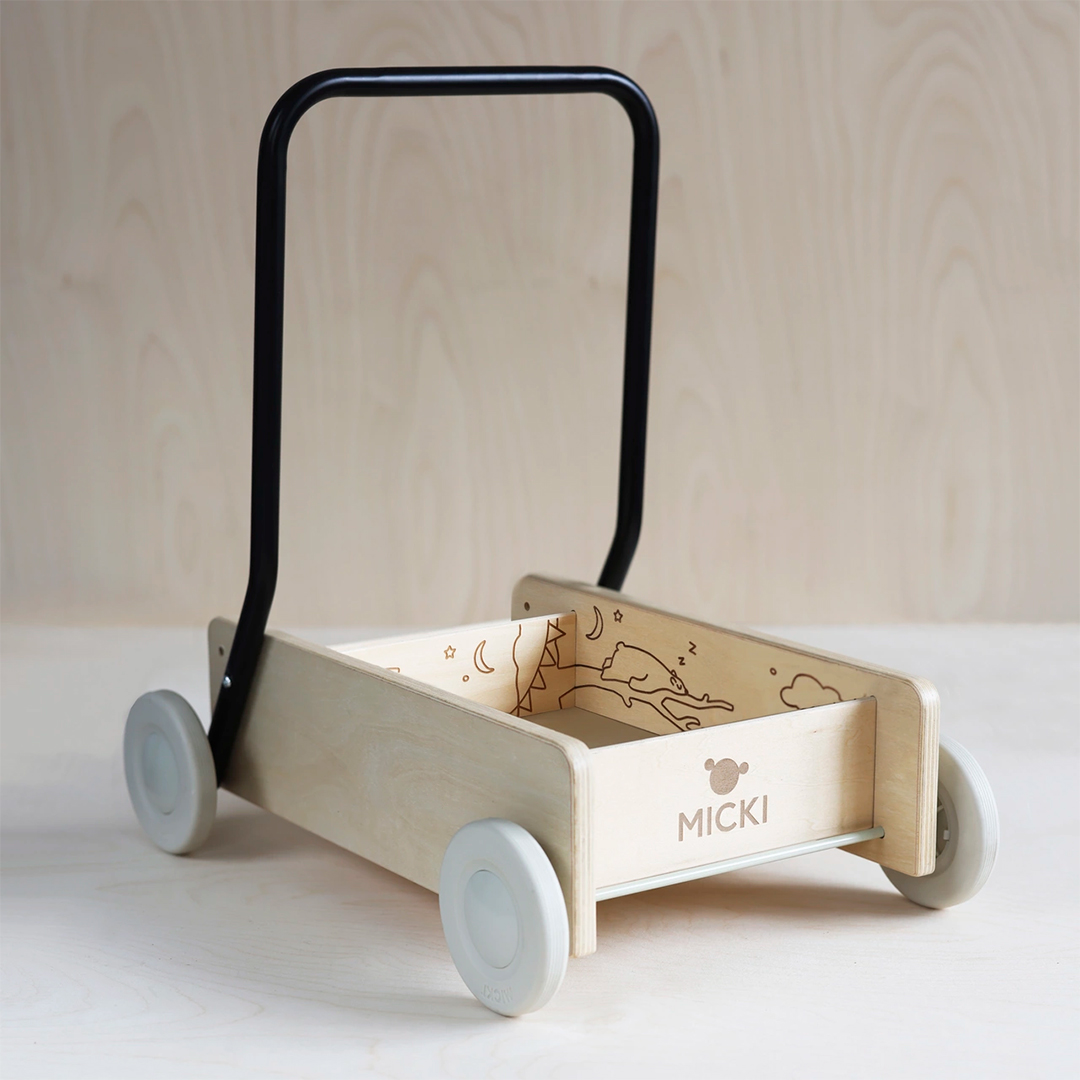 Micki Learning to walk -lastenrattaat Premium Wood