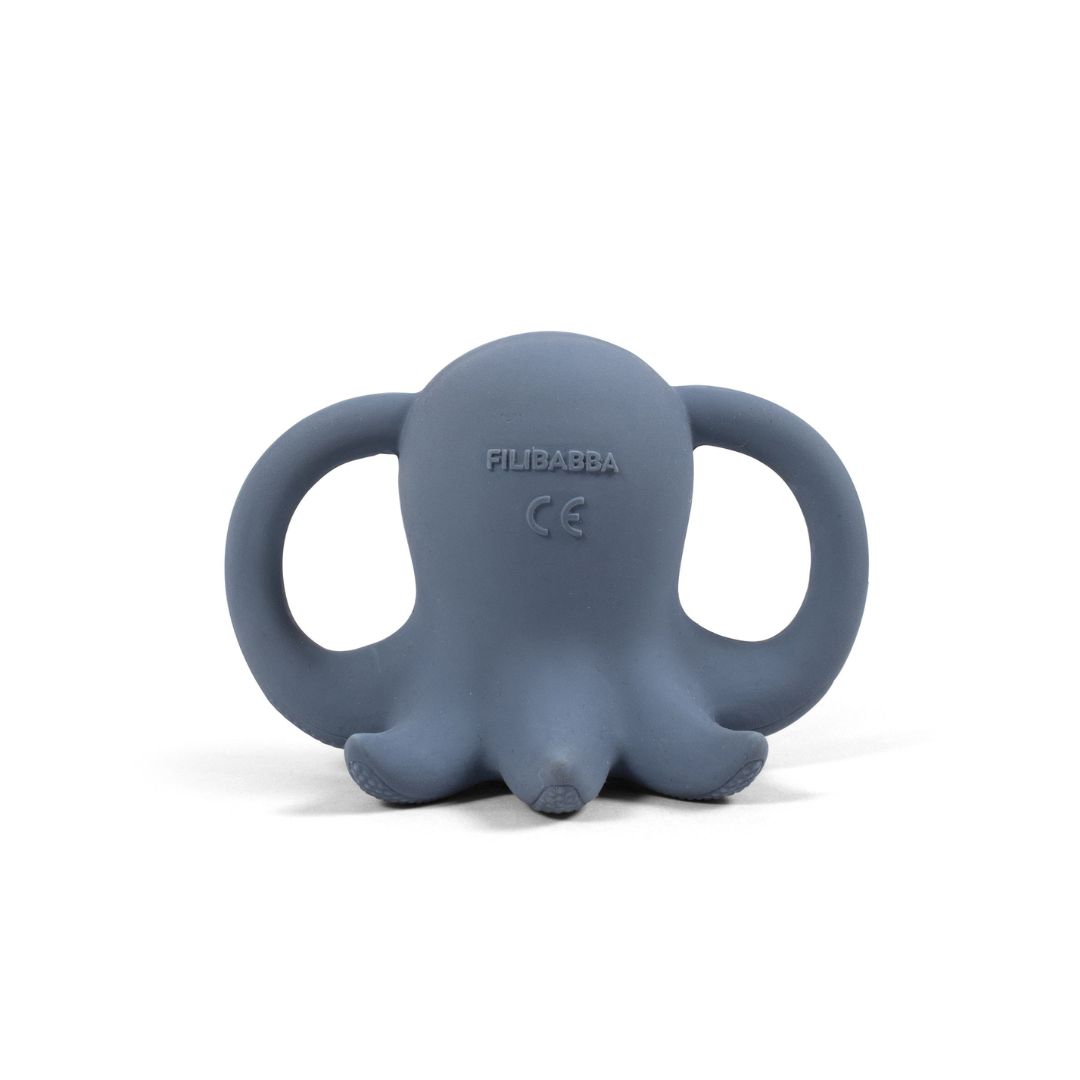 Filibabba hammaslääkerengas - Otto Octopus Muddly Sininen