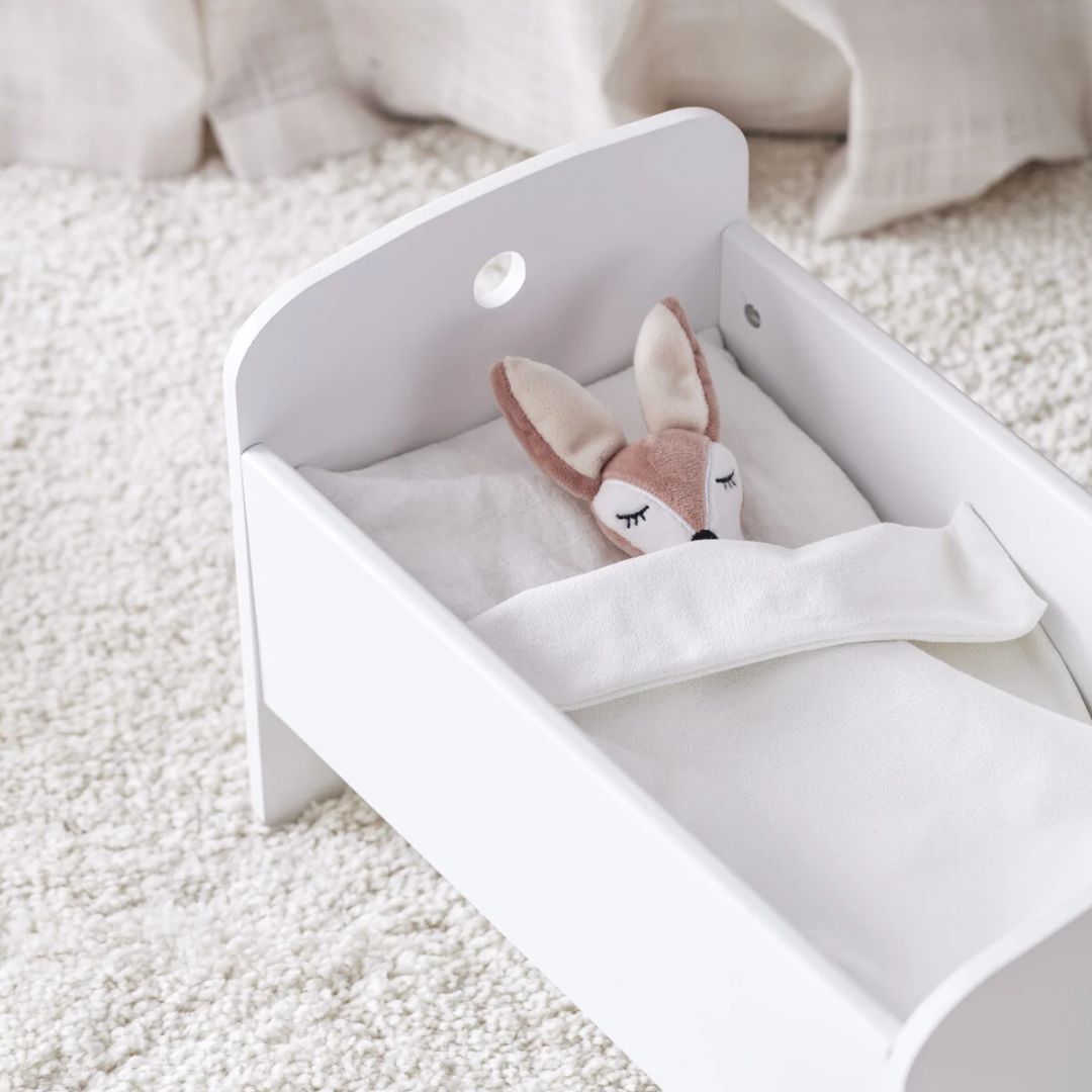 Kids Concept Nukkesänky valkoinen sis. sängyn setti KIDS HUB