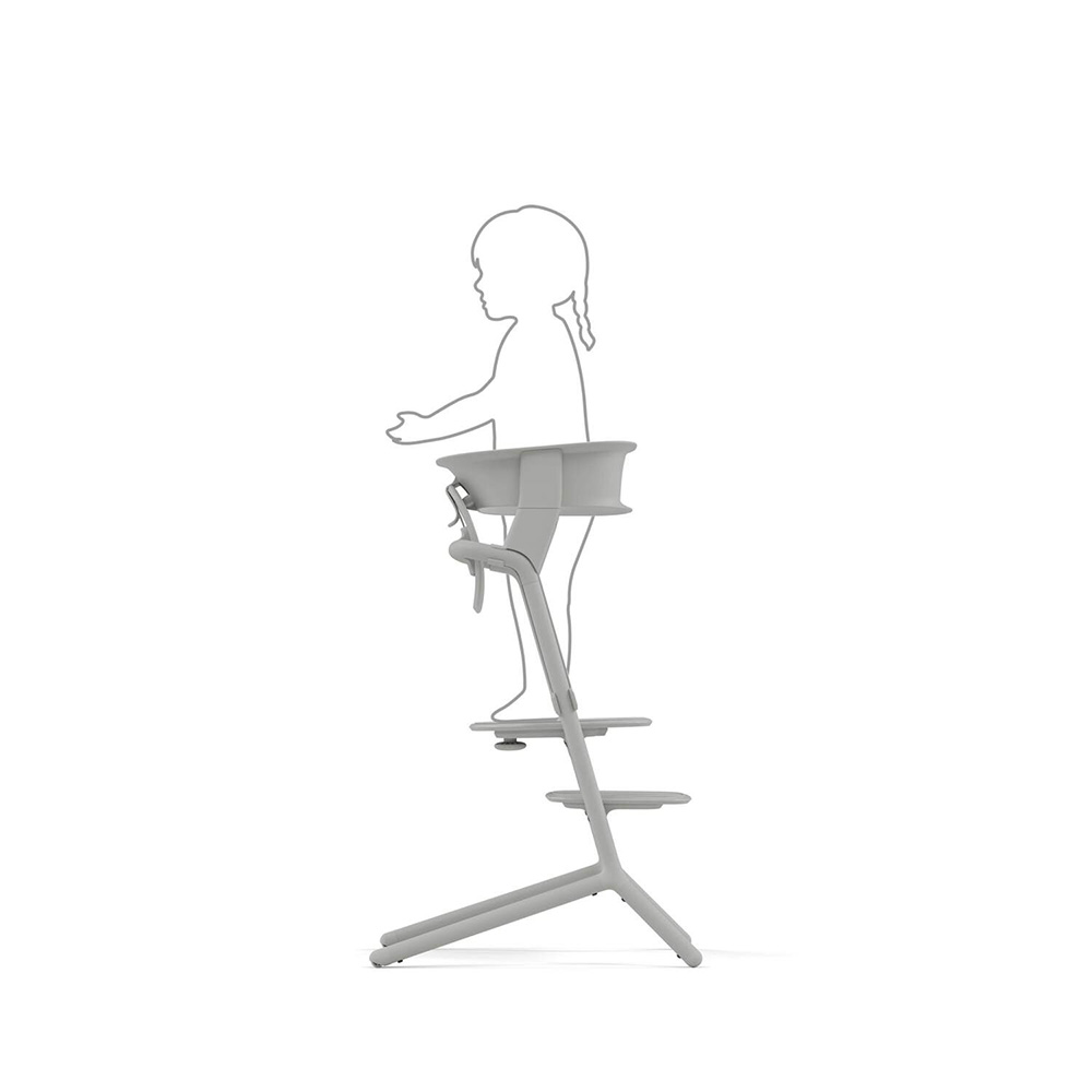 Cybex LEMO Learning Tower Suede Grey keskiharmaa keskiharmaa