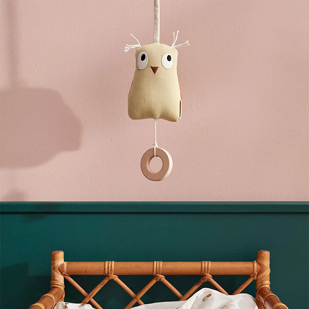 Kids Concept Soittorasia pöllö vihreä EDVIN