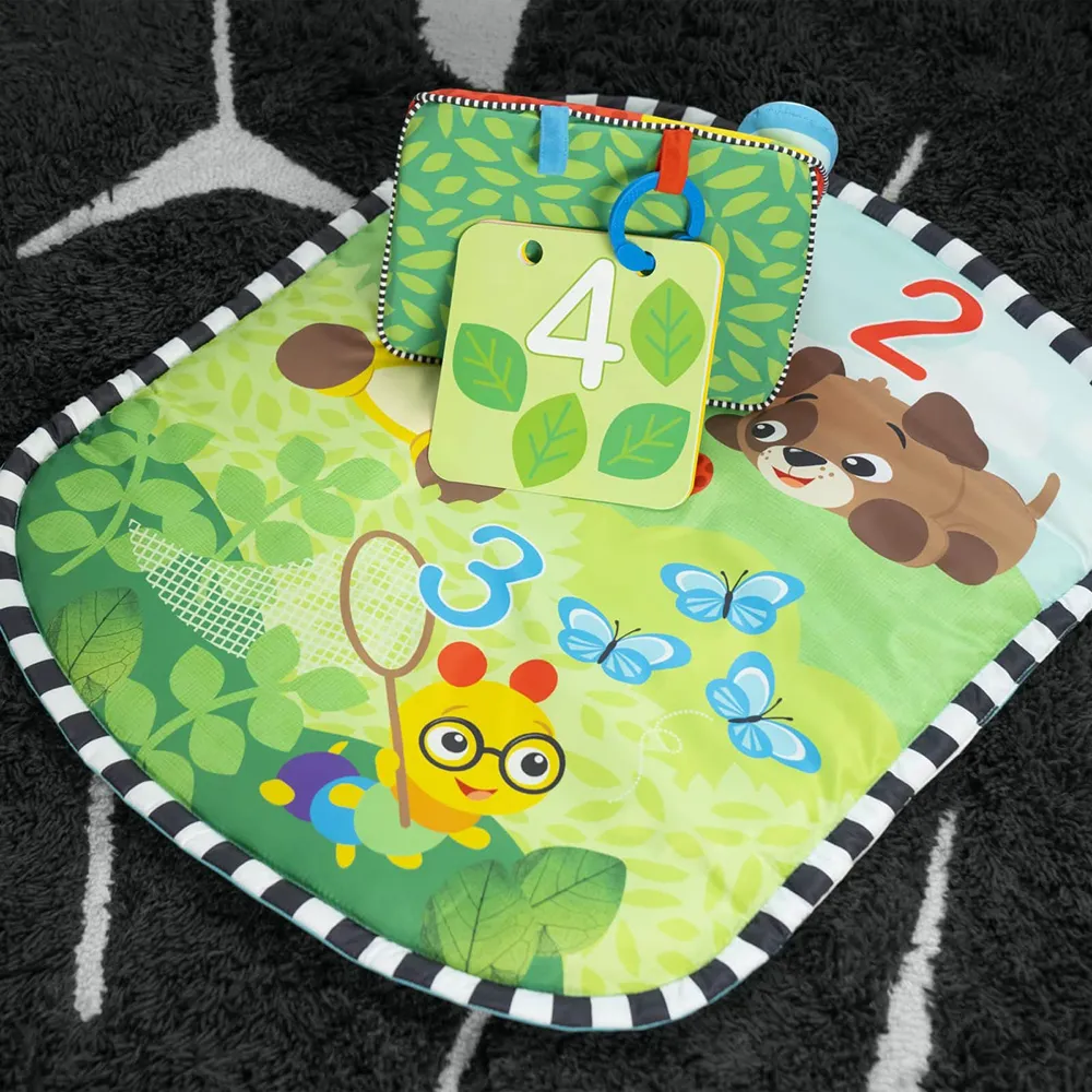Baby Einstein Discovery Garden Tummy Time Mat & Mirror -matto ja peili