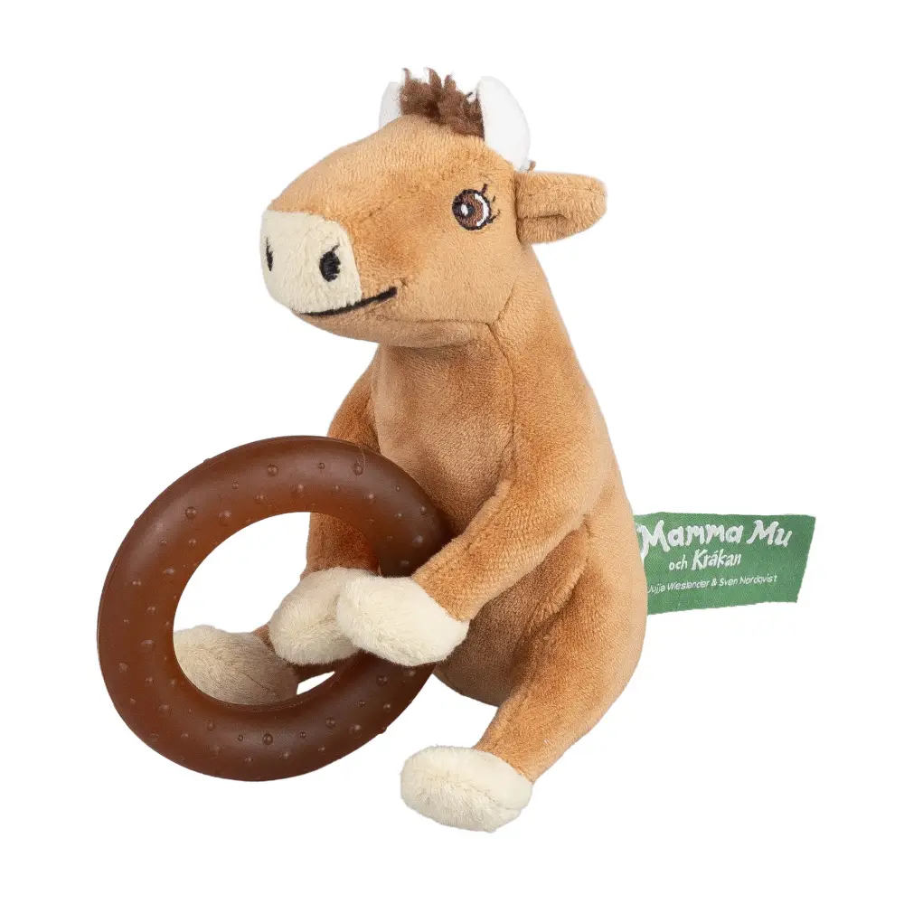 Rätt start Mamma Mu -hampaiden puhkeamislelu luonnonkumirenkaalla