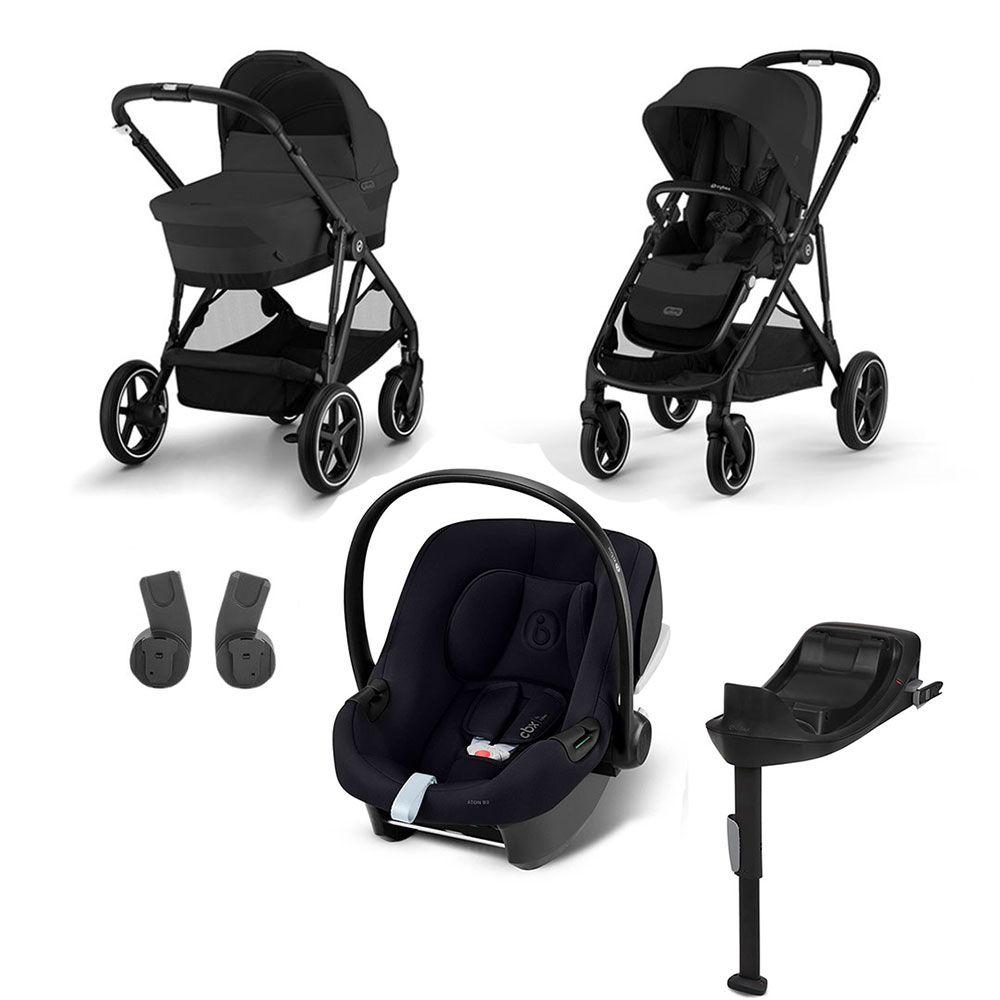 Cybex Gazelle S lastenrattaat + Cybex kantokoppa