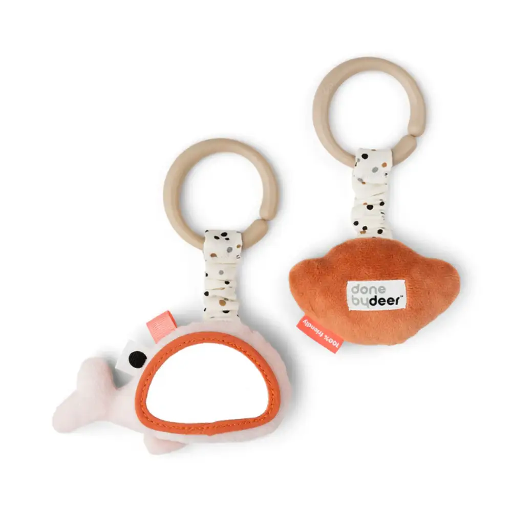 Done by Deer -roikkuva lelu, 2 kpl, Wally Powder