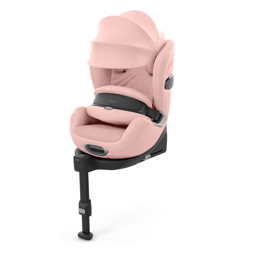 Cybex Anoris T2 -auton istuin ja turvatyyny i-size Plus Peach Pink (vaaleanpunainen)