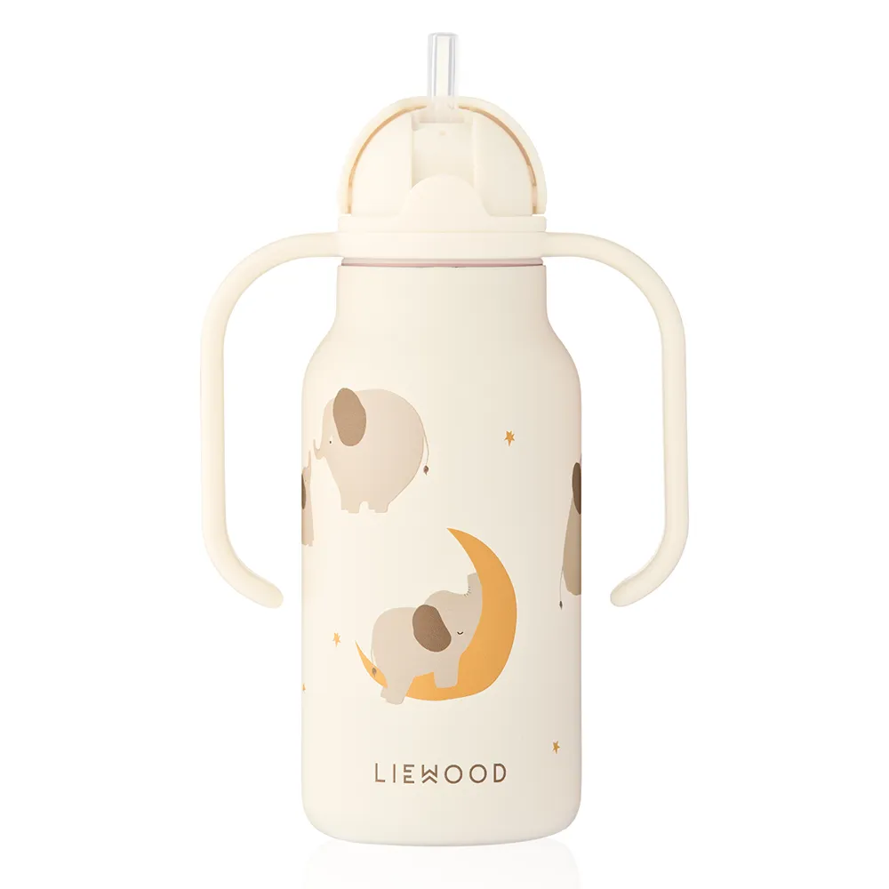 Liewood Kimmie vesipullo 250 ml Elephant / Creme de la creme