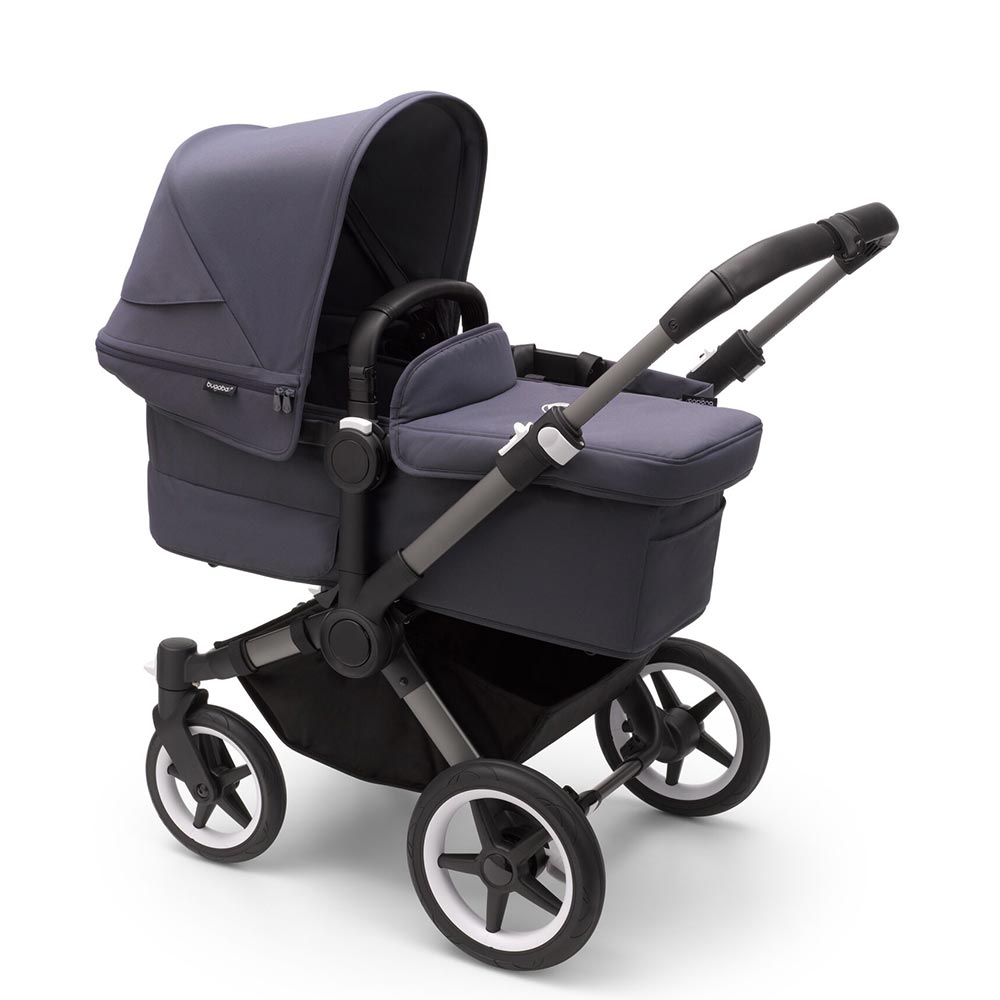 Bugaboo Donkey 5 -lastenrattaat Mono Graphite/Stormy Blue (yksivärinen grafiitti/sininen)