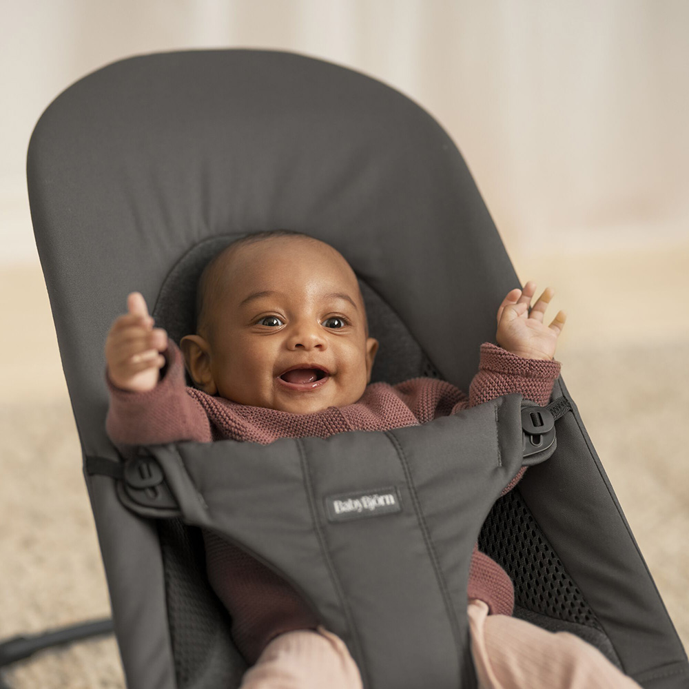 BabyBjörn lapsenvahti Pehmeä tummanharmaa, kudottu/jersey