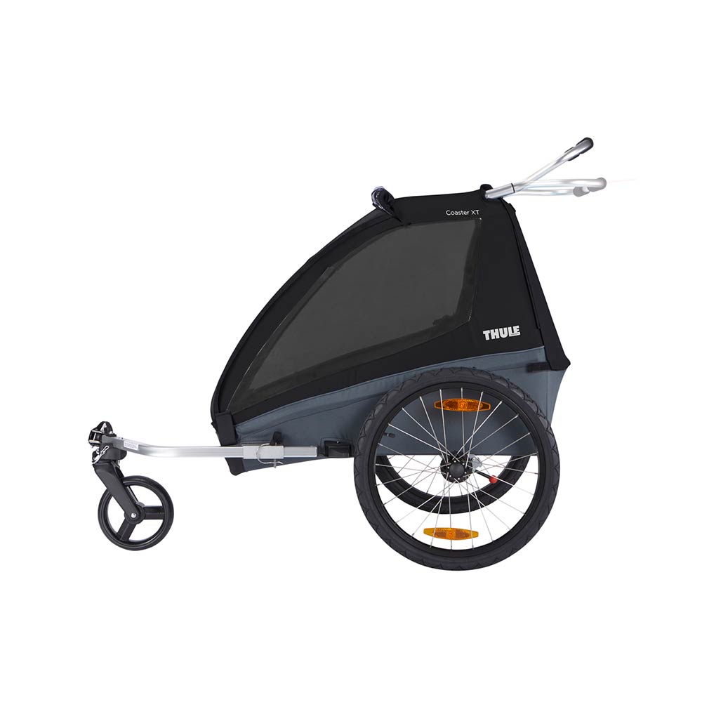 Thule Coaster XT -pyörävaunu + rattaat Musta