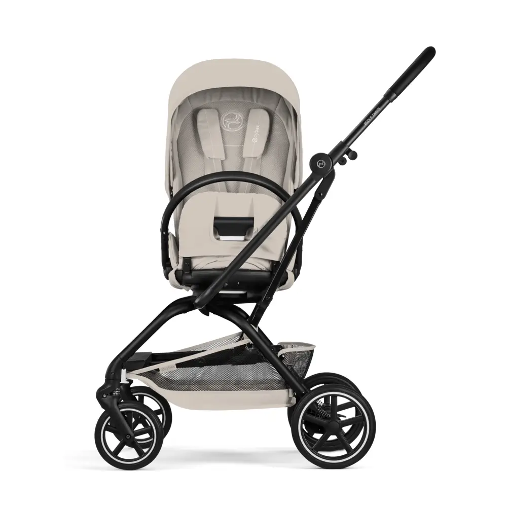 Cybex EEZY S TWIST -rattaat+ 2 mustaa, Dune Grey