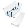 Stokke kylpyamme Flexi Bath X-Large kylpyammeen tuki Transparent Blue (läpinäkyvä sininen)