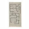 Kids Concept Matto geometrinen harmaa 90x130 cm 