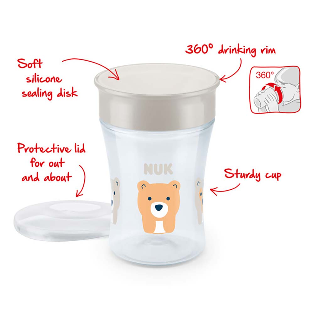 NUK Evolution Magic Mini-muki 230ml Neutraali