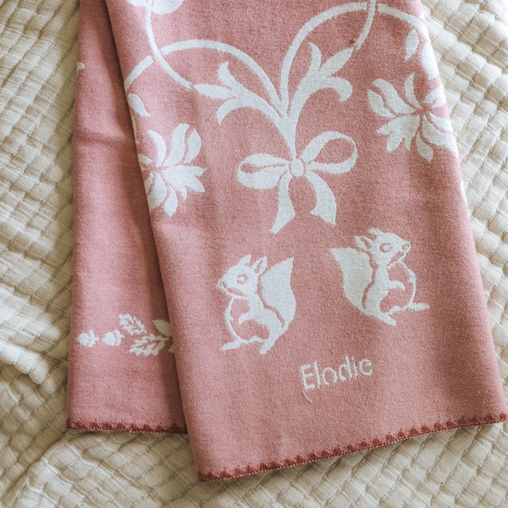 Elodie Details Jacquard-peitto Mullberry Pink