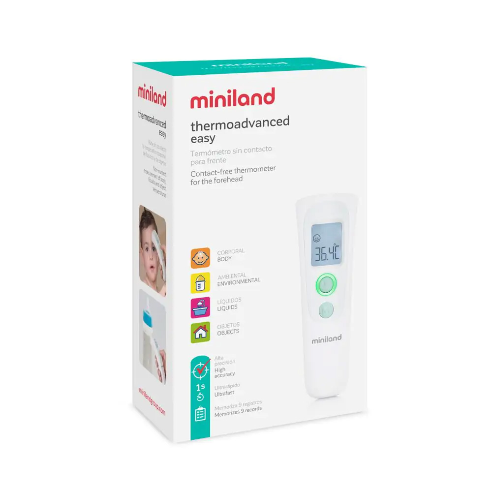 Miniland Thermosense IR-kuumemittari Helppokäyttöinen