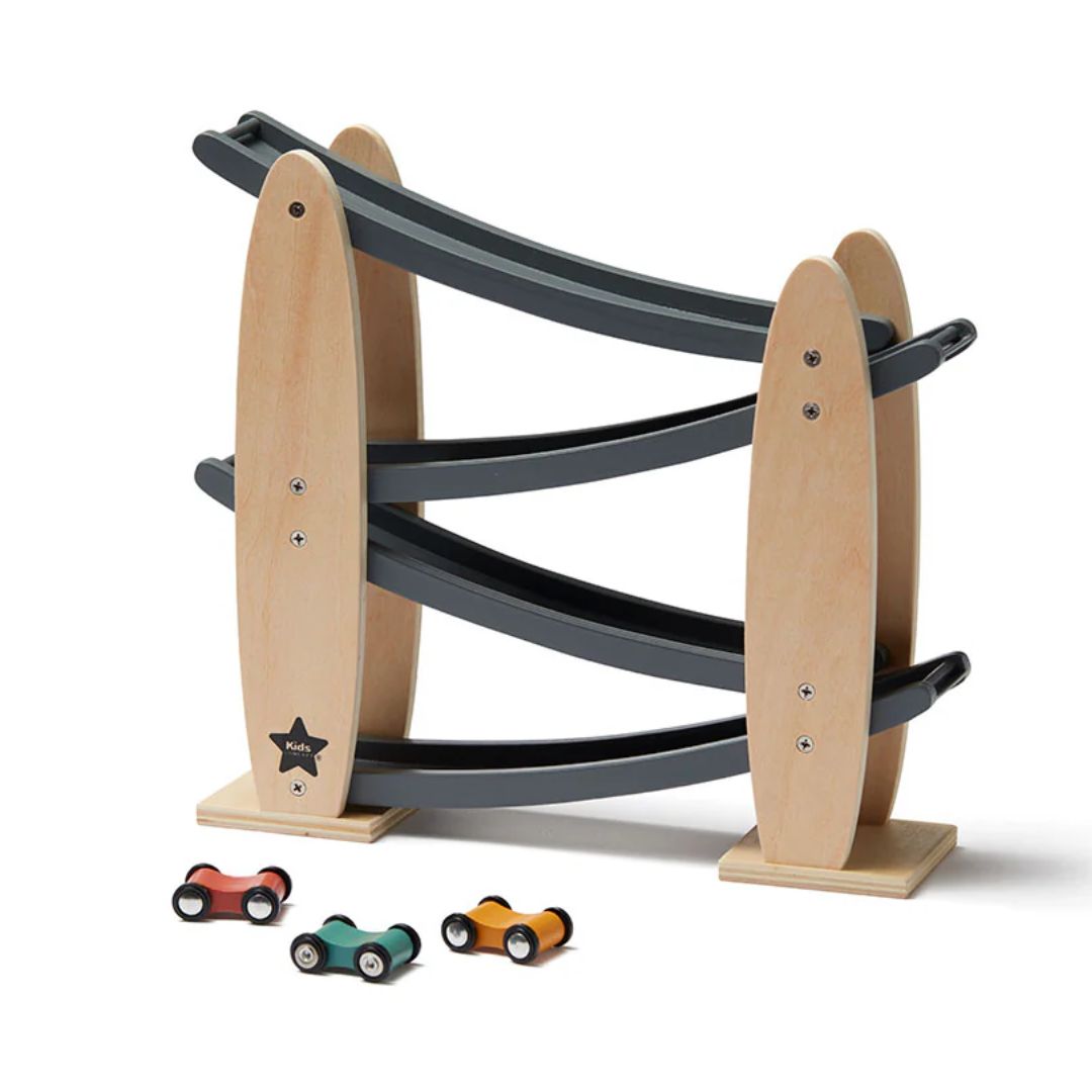Kids Concept Car track luonnollinen/harmaa AIDEN