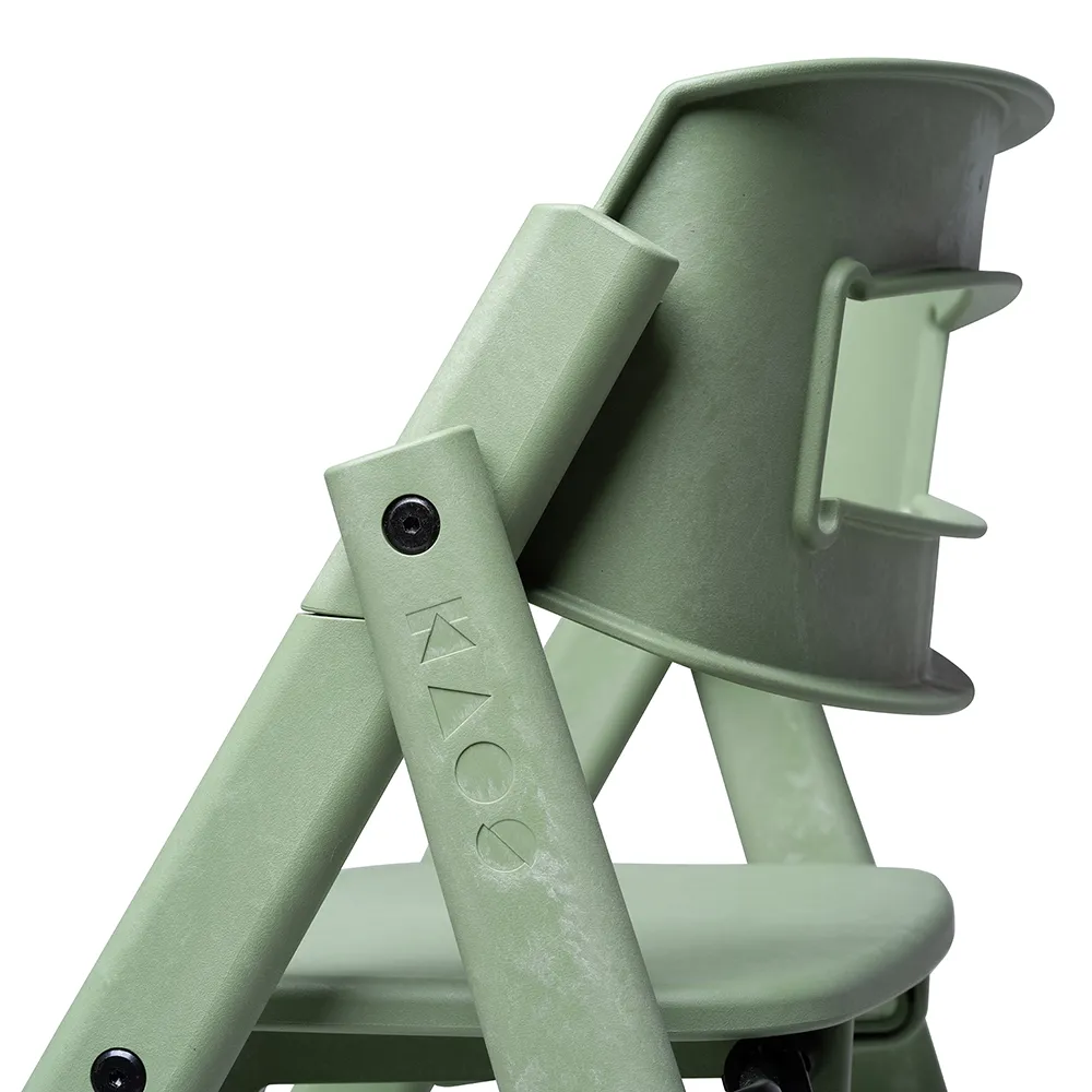 Kaos Klapp Syöttötuoli Kierrätetty muovi Mineral Green