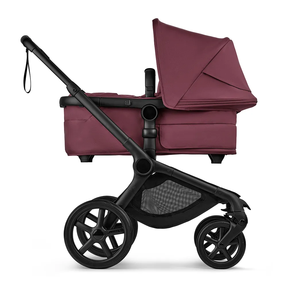 Bugaboo Fox 5  vaunut Renew  musta/tumma kirsikka