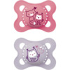 MAM Original Luonnonkumi 0-6m Vaaleanpunainen 2p