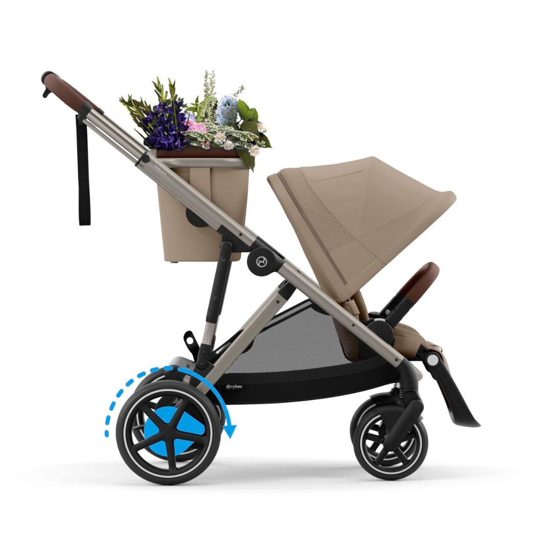 Cybex eGAZELLE S lastenrattaat Almond Beige (manteli)