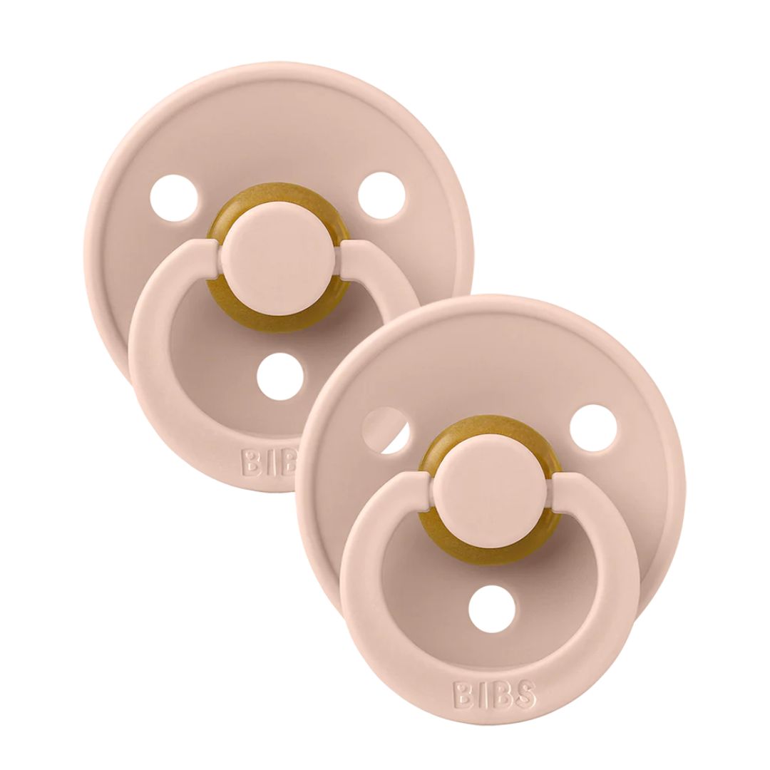 BIBS tutti 2-pakkaus 6-18m Blush/Blush
