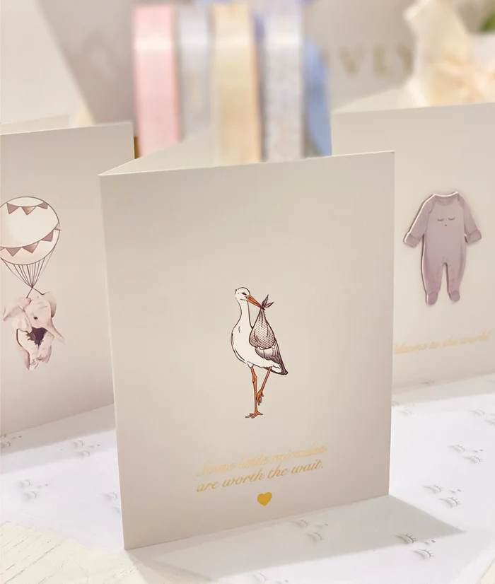 Livly Little Miracles Onnittelukortti Valkoinen