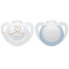  NUK Star silikonitutti 0-6 kk sininen