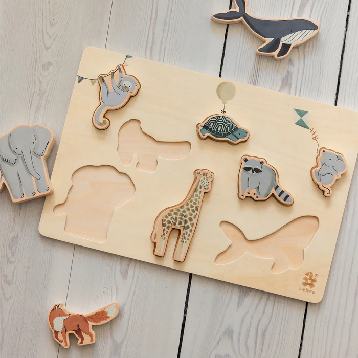 Sebra puinen nuppipalapeli, World of Sebra