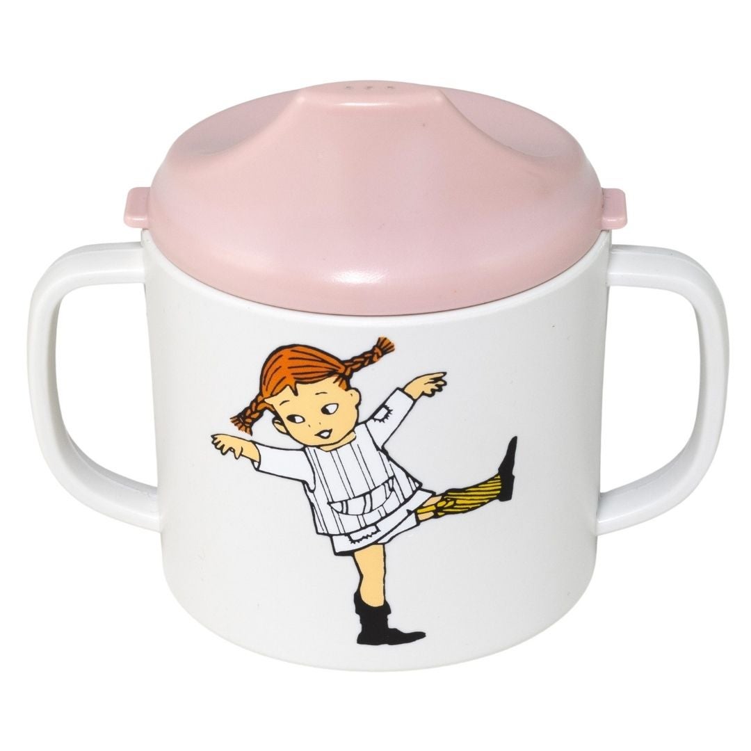Rätt Start Pippi Cirkus juomakuppi vaaleanpunainen