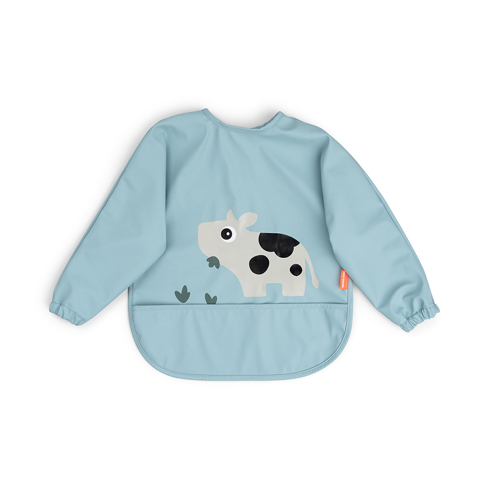 Done by Deer ruokalappu hihoineen Tiny farm Blue