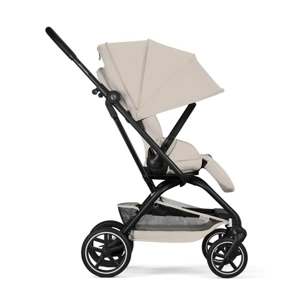 Cybex EEZY S TWIST -rattaat+ 2 mustaa, Dune Grey