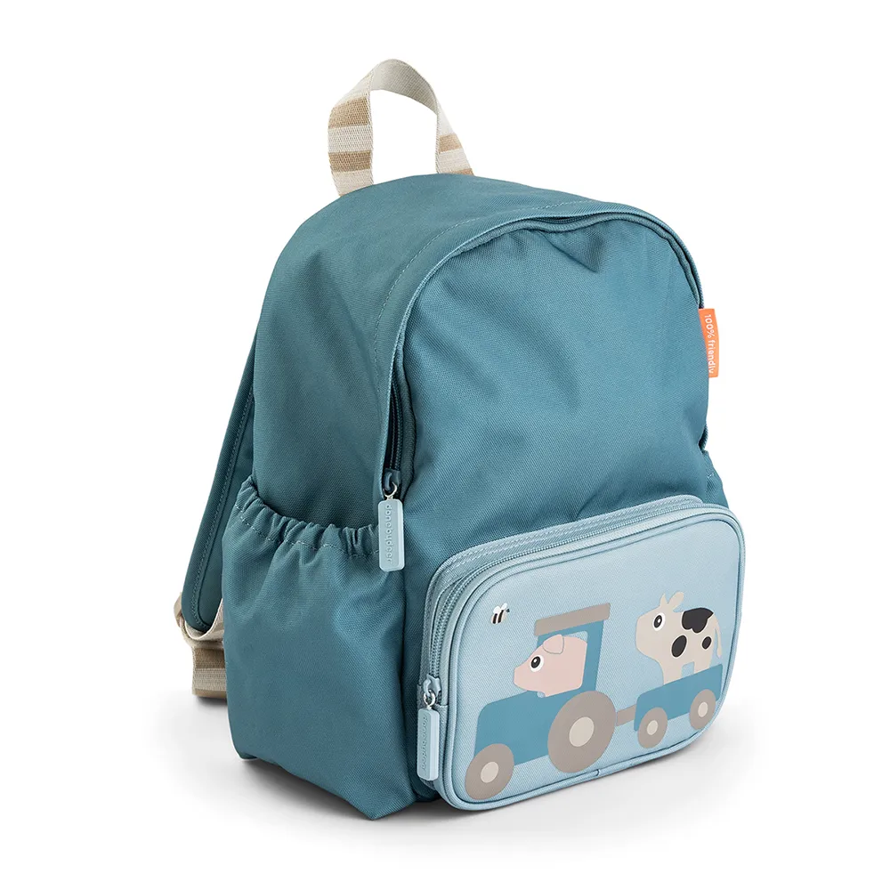 Done by Deer Kids backpack Tiny farm Blue 7,5 L