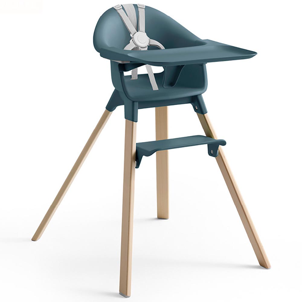Stokke Clikk syöttötuoli Fjord Sininen