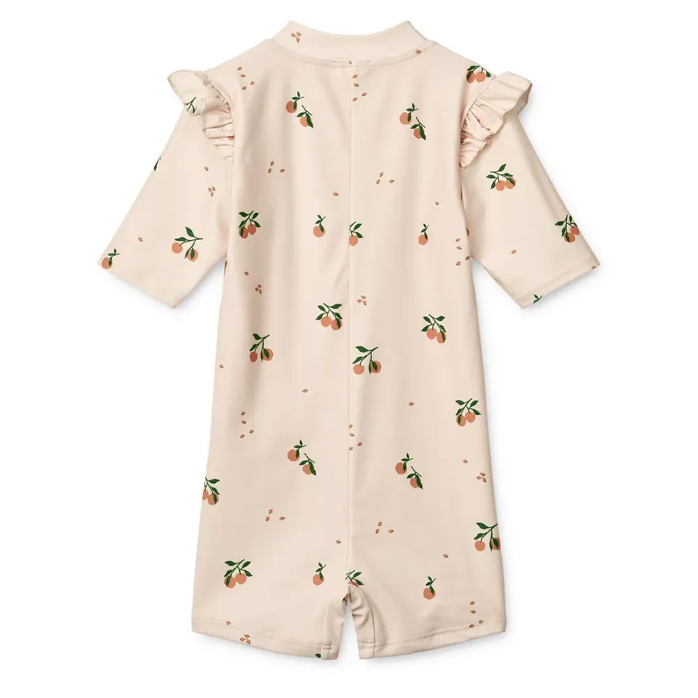 Liewood Amel UV-puku koko 56 Peach/Sea shell
