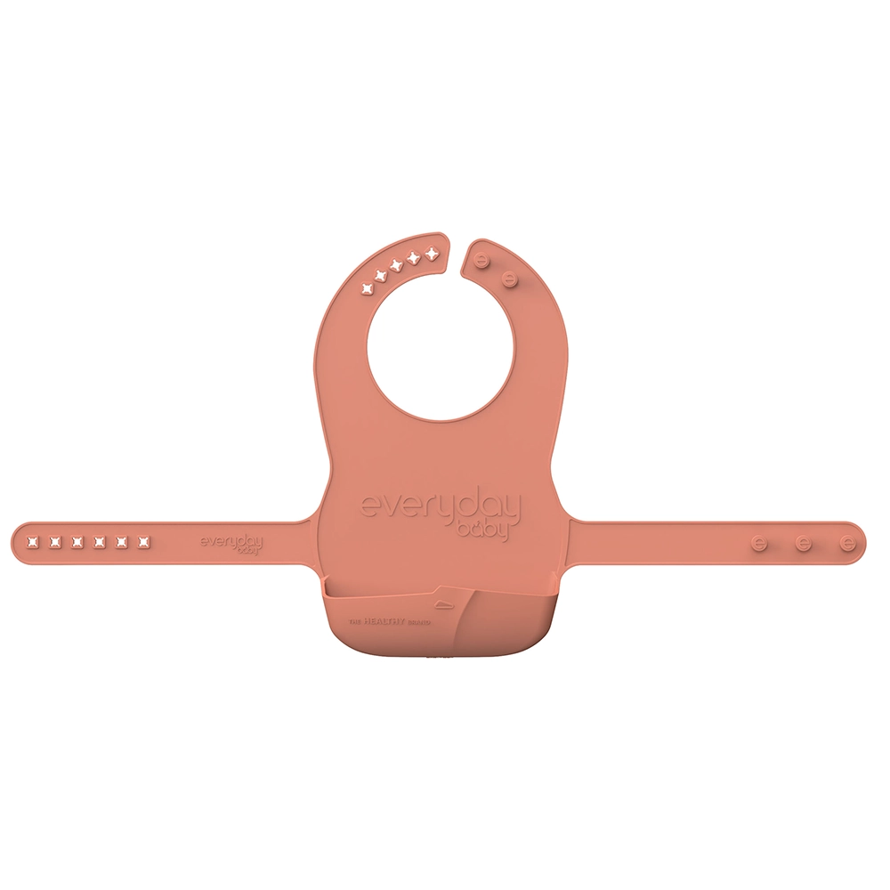  Everyday Baby silikoni ruokalappu Nature Red