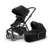 Thule Sleek lastenrattaat Midnight Black/Musta