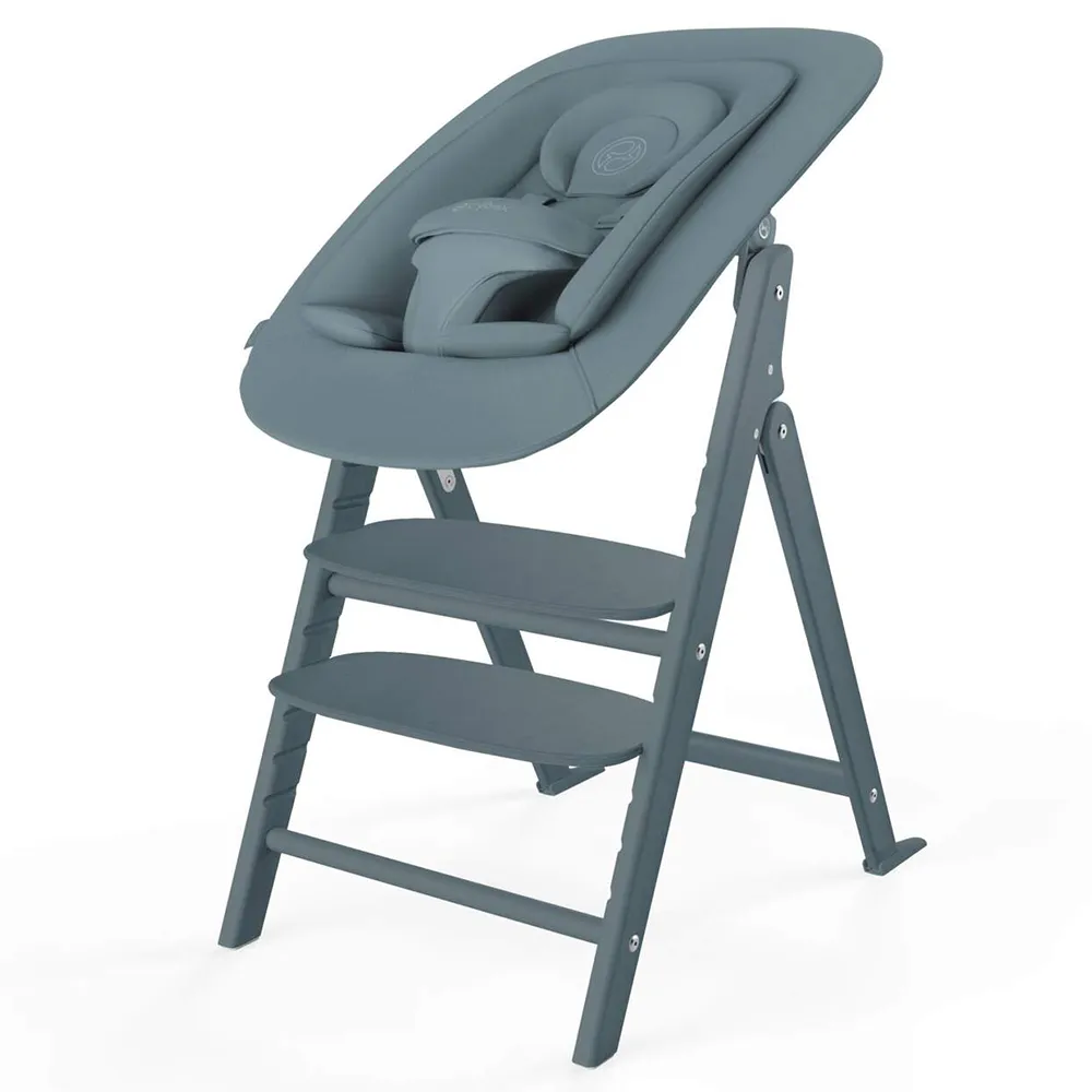 Cybex Click & Fold Ruokailutuoli 4-in-1 Stone Blue