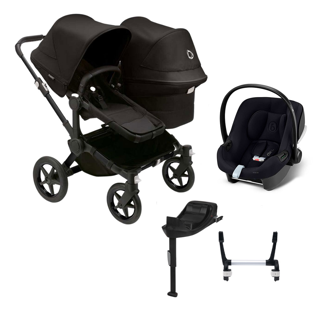 Bugaboo Donkey 5 duo -lastenrattaat ja Cybex-paketti